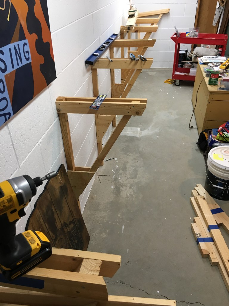 Wall braces, tools, walls