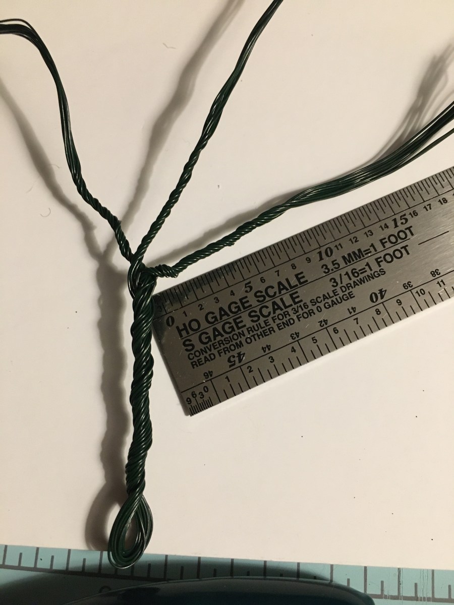 Three strands twisted