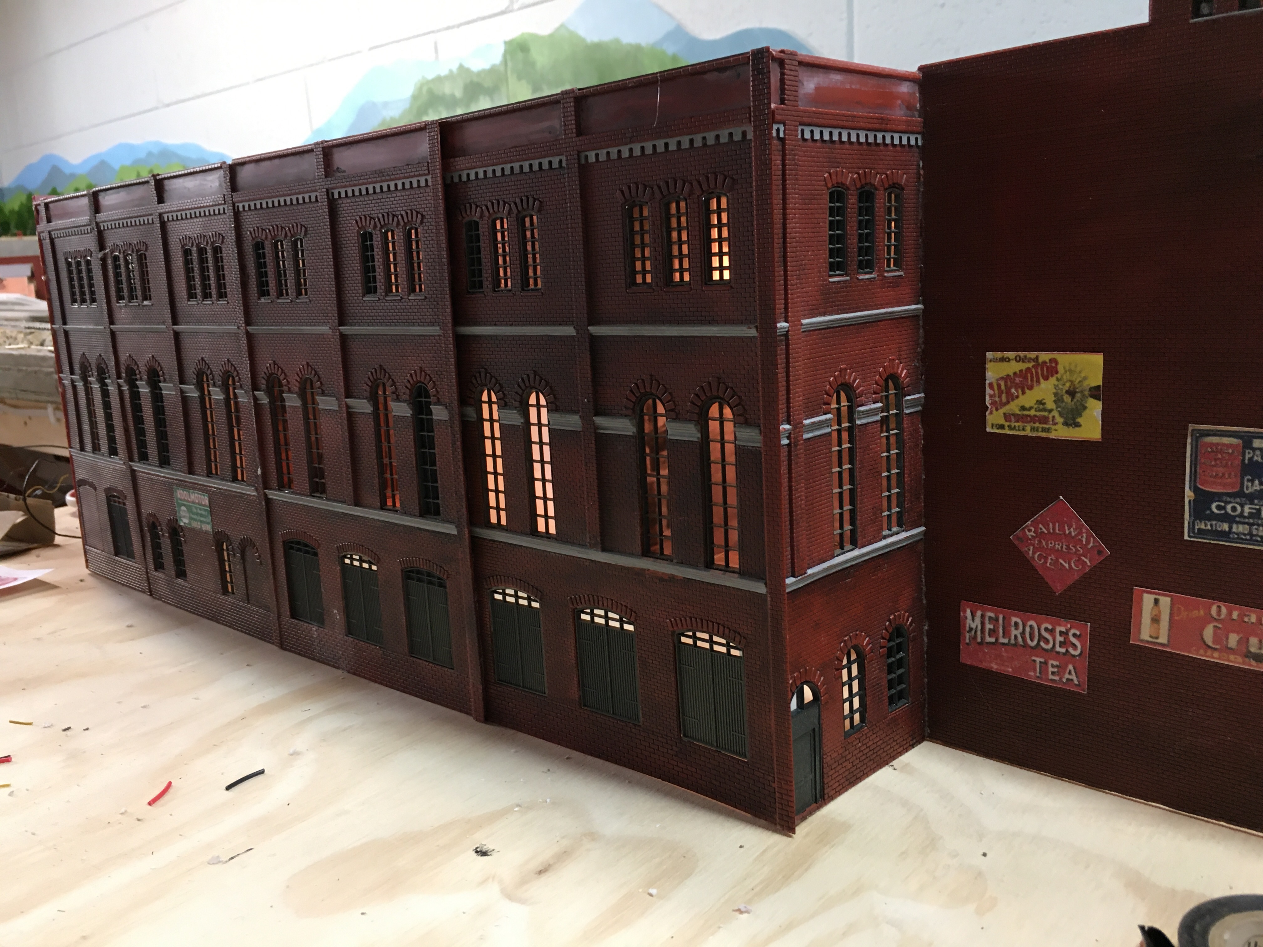 Street view of backdrop factory