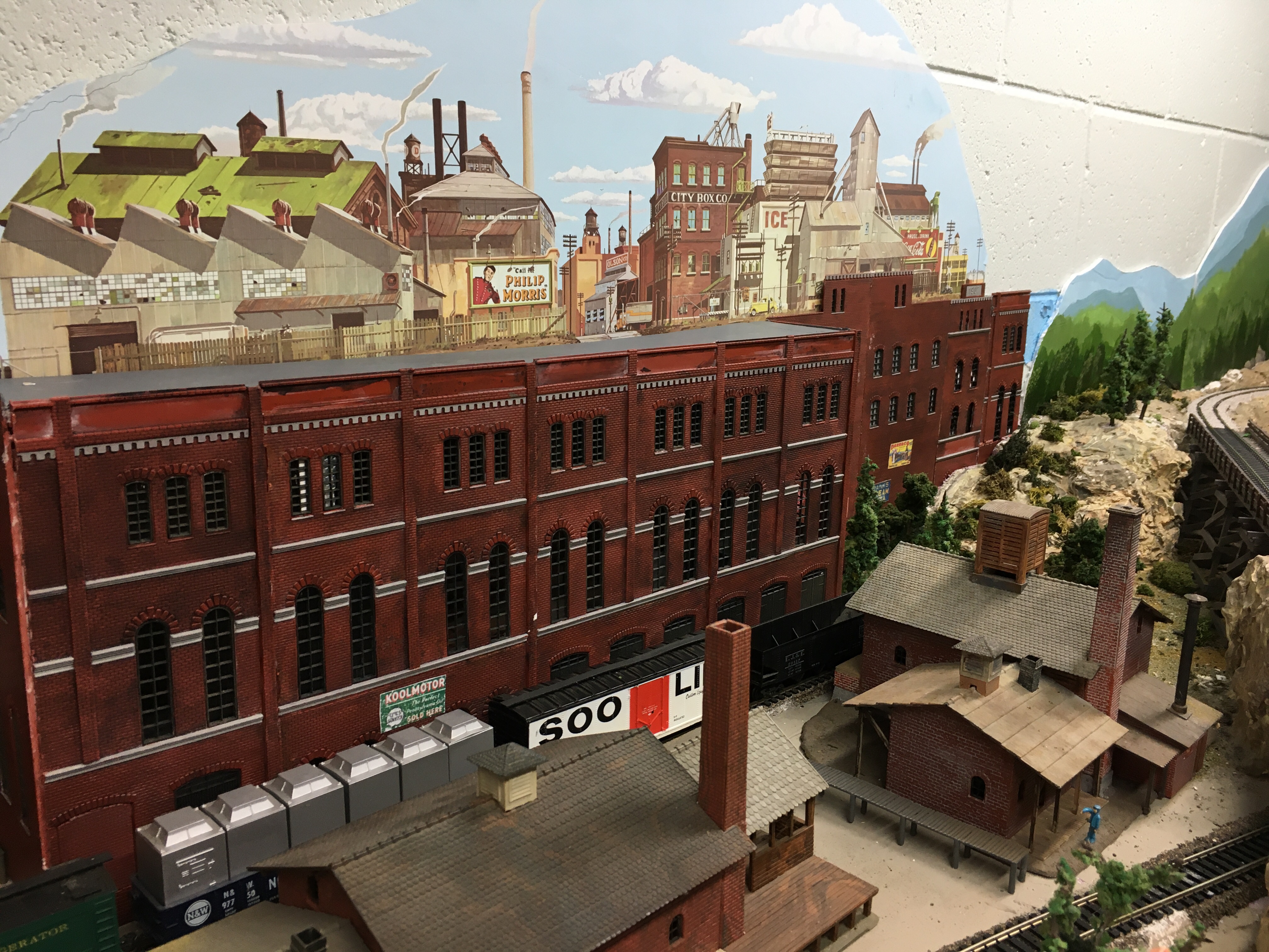 Factory kit cut down for a backdrop