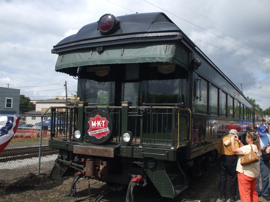 The tail deck of a vintage passenger car