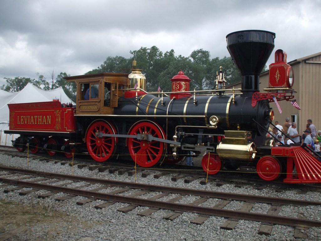 The vintage steam engine "Leviathan"