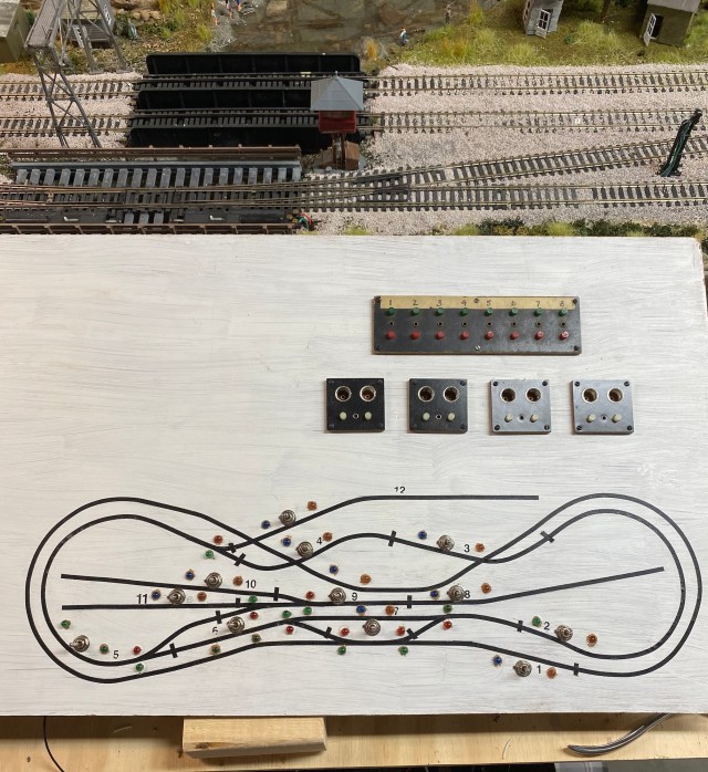 Layout schematic, lights, switches