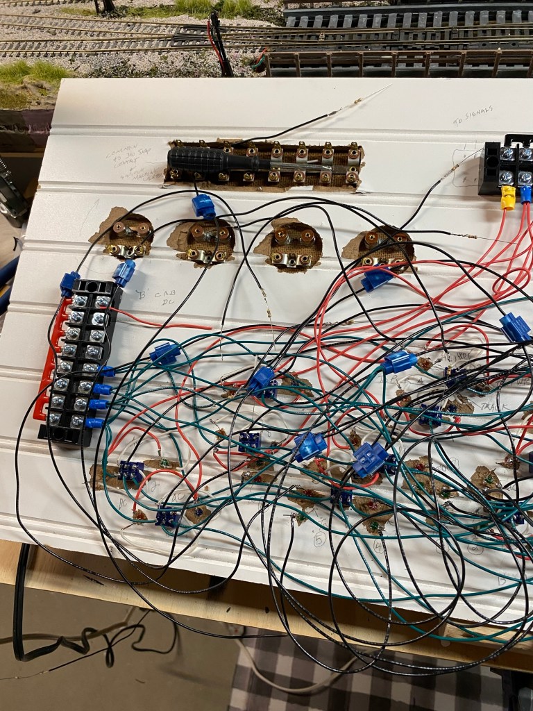 Terminal blocks, wiring, switches