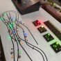 Building a Control Panel for HO Scale Model Railroads